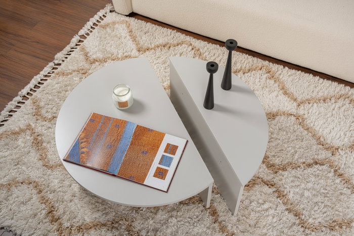 Nordure Mesa de Centro Orion Gris